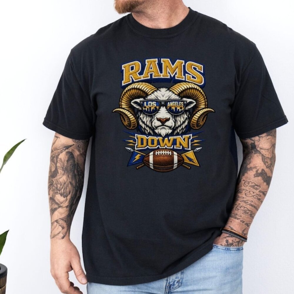Los Angeles Football Mascot Style T-Shirt, Los Angeles Football T-shirt 91